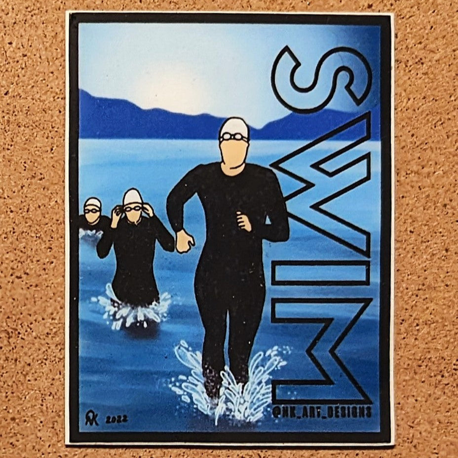 Open Water Swim Sticker