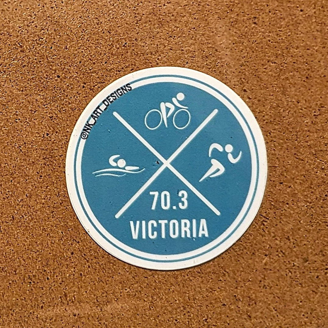 Victoria 70.3 sticker