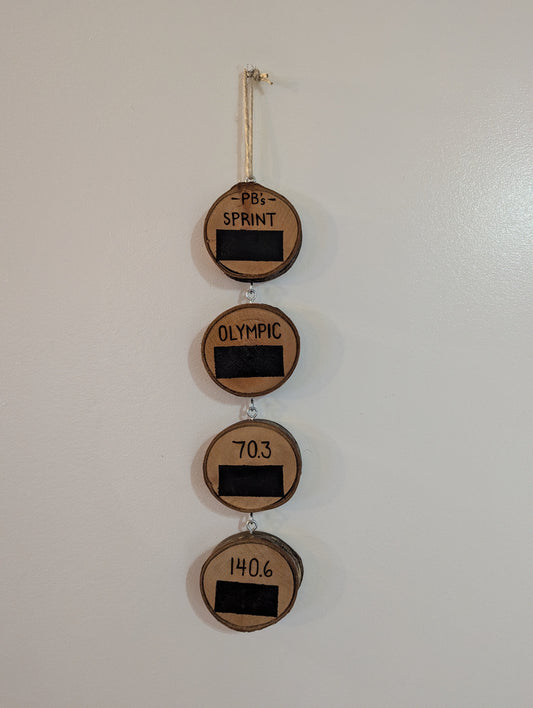 Triathlon PB Tree - Straight line