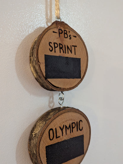 Triathlon PB Tree - Straight line
