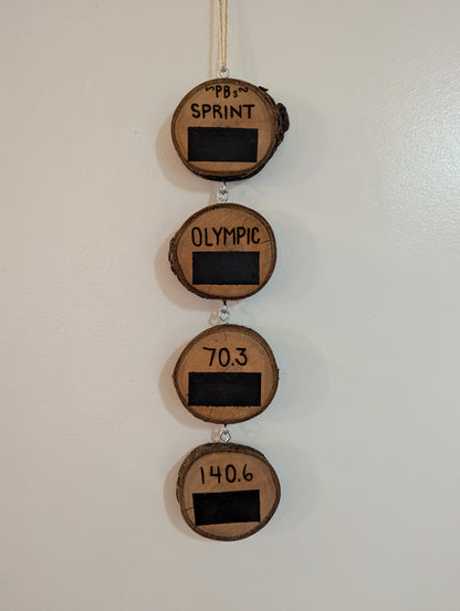 Triathlon PB Tree - Wavy Line