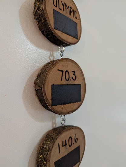 Triathlon PB Tree - Wavy Line