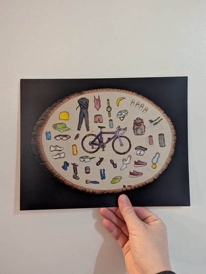 Triathlon Essentials Packing List - Oval