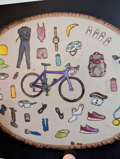 Triathlon Essentials Packing List - Oval