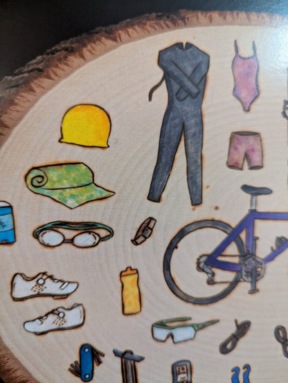 Triathlon Essentials Packing List - Oval