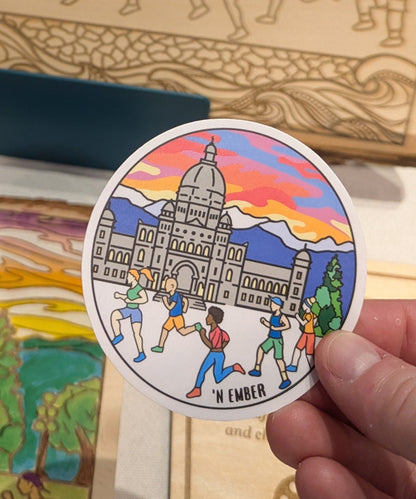 Colour the Course Victoria Sticker
